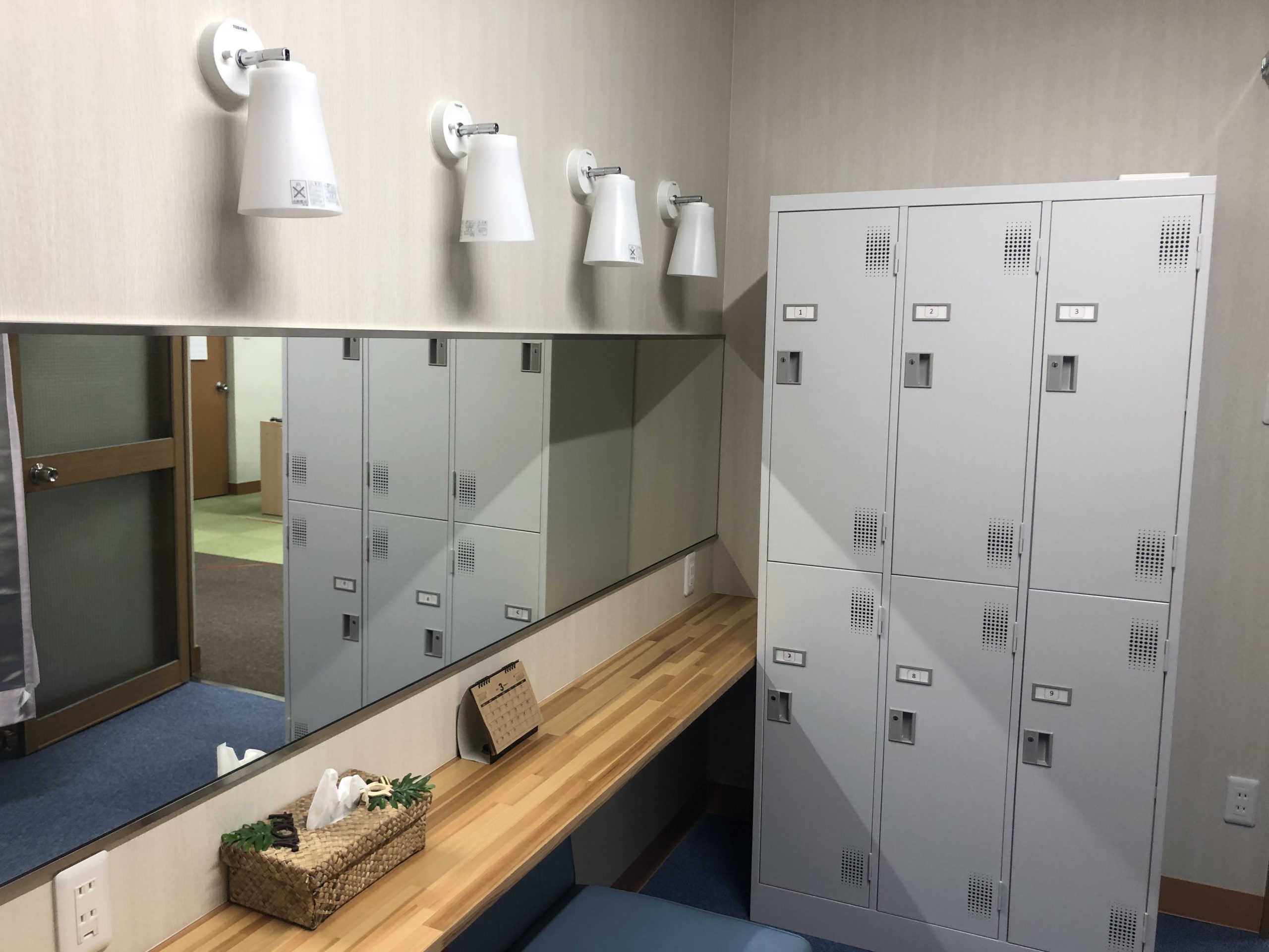 女子更衣室の写真